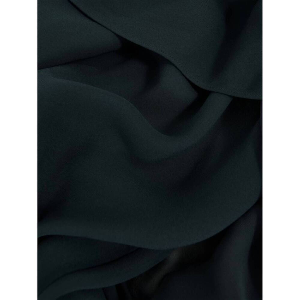 NEW REISS crepe cape maxi gown in teal - Picture 6 of 6